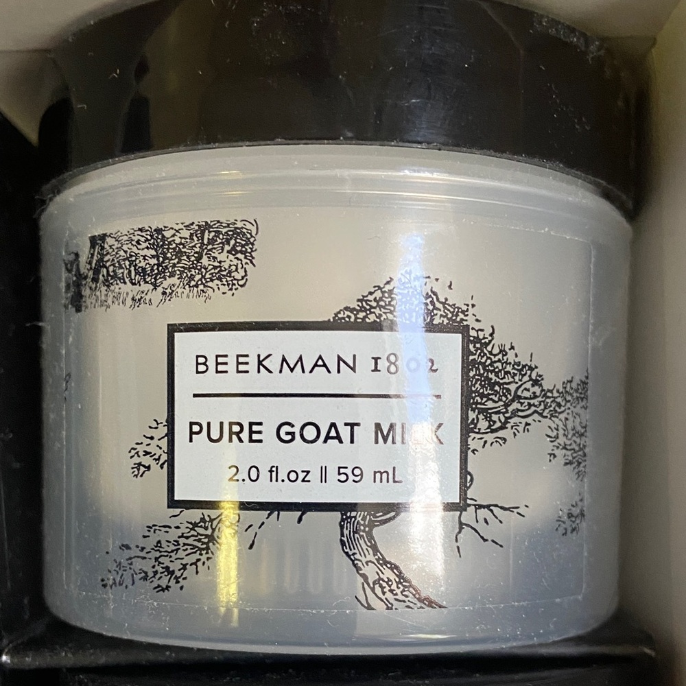 Beekman 1802 Pure Goat Milk whipped body cream lotion moisturizer 2 ounce oz jar